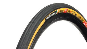 Challenge Strada Handmade Tubeless Ready Road Tyre in Tan 25c