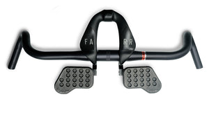 FARR Arm Rest top top view on a set of handlebars