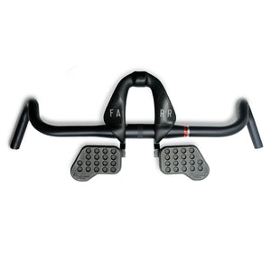 FARR Arm Rest top top view on a set of handlebars