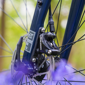 Close up of the Kinesis G2 fork