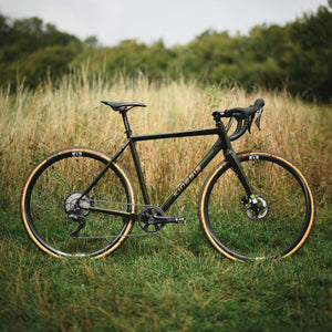 Kinesis Custom GX Race Bike Moss Metallic Action Photograph