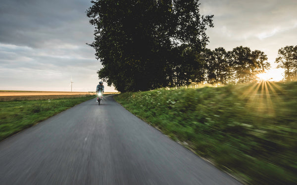 Kinesis Ambassador riding a GTD titanium frame