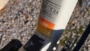 Electric bike ex-display: XSMALL Lyfe Stepthrough Ebike, beige, Kinesis UK