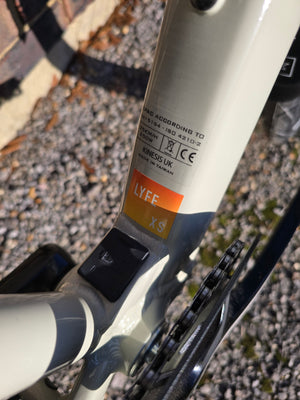 Electric bike ex-display: XSMALL Lyfe Stepthrough Ebike, beige, Kinesis UK