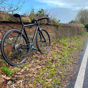 Kinesis R2 Complete Bike Seat tube lent against a wall
