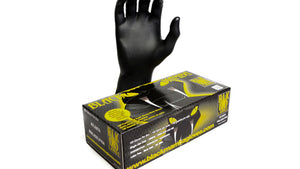 Black Mamba glove and box packaging on a white background banner