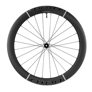 Boyd Cycling 55mm SL Road Bike disc brake carbon wheel side view on a white background