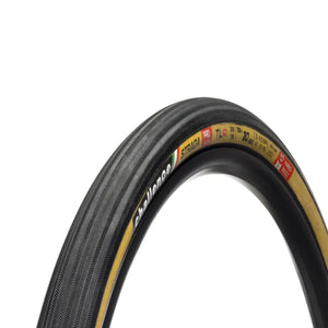 30c version of the Challenge Strada Handmade Tubeless ready tyre with tan walls.