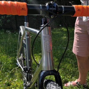 David's ATR bike build front view