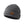A Dexshell Watch Beanie in Heather Grey on a white background with a folded cuff, featuring a brown rectangular leather patch on the front with the brand name 'DexShell'.