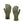 A pair of Dexshell Olive Green Waterproof knit gloves shown against a plain white background, with one glove displaying the back of the hand and the other showing the palm side with textured grip dots on the fingers.