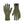 A pair of Dexshell Olive Green Heather waterproof knit work gloves with black grip dots on the fingertips and palms, shown against a plain white background.