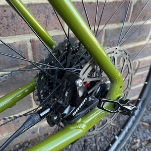 Ex Demo Kinesis G2 Khaki Green chainstay marks