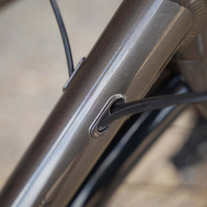 Kinesis 4S Tiagra Road Bike - Graphite Grey cable ports