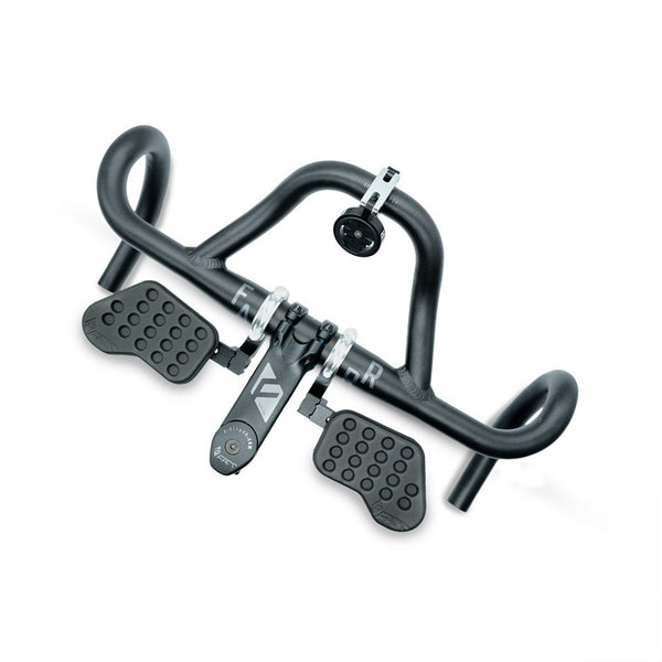 FARR GPS Mount with 22.2mm diameter top view attached to handlebars
