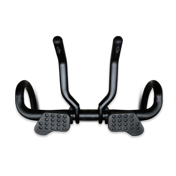 Top view of FARR large aero bolt on extender bars on a set of drop handlebars.