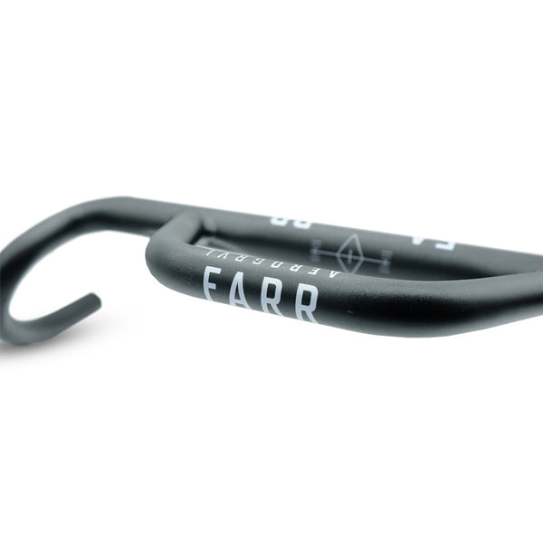Front close up of the FARR alloy aero gravel handlebars