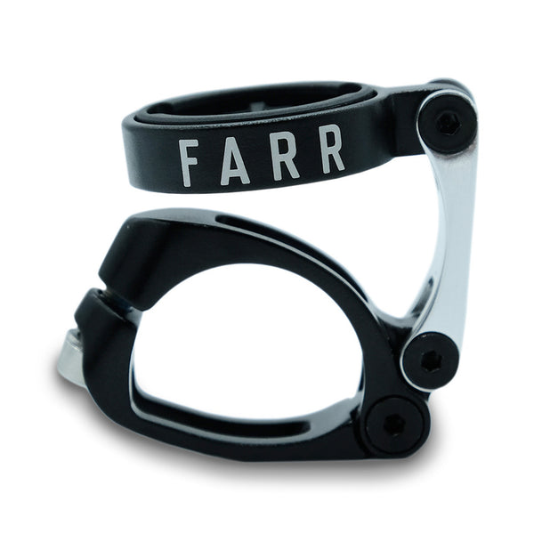 Side view of the FARR GPS mount for aero bolt on bars