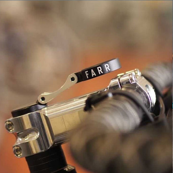 Side view of the FARR top cap GPS mount close up