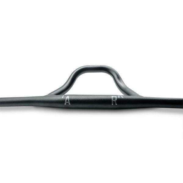 rear view close up of FARR mtb alloy handlebars