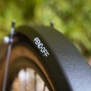 Close up of the Fend Off logo
