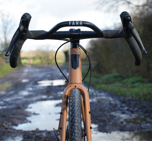 Kinesis Tripster AT full bike build head shot and FARR handlebar shot