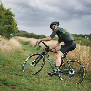 Kinesis Custom GX Race Bike Moss Metallic Action Photograph