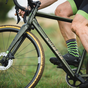 Kinesis Custom GX Race Bike Moss Metallic Action Photograph
