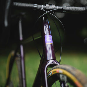 Kinesis Custom GX Race Bike Dark Plum Action Photograph