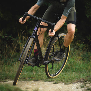 Kinesis Custom GX Race Bike Dark Plum Action Photograph