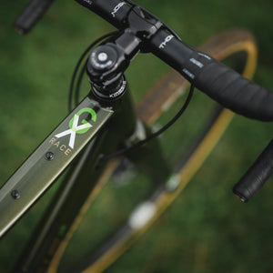 Kinesis Custom GX Race Bike Moss Metallic Action Photograph