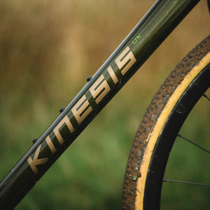 Kinesis Custom GX Race Bike Moss Metallic Action Photograph