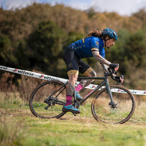 Kinesis UK branded jersey with a 20 years anniversary logo.