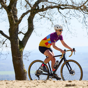 Tripster AT being ridden on a ridge