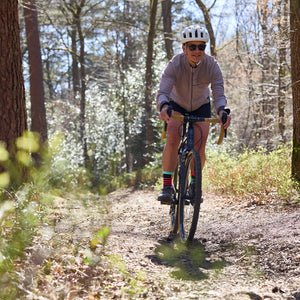 Tripster AT being ridden though some woods