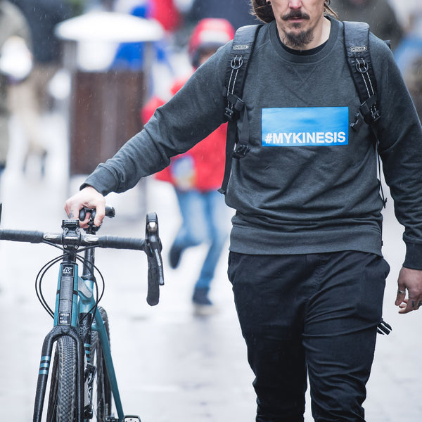 Kinesis UK branded Jumper with a My Kinesis logo.