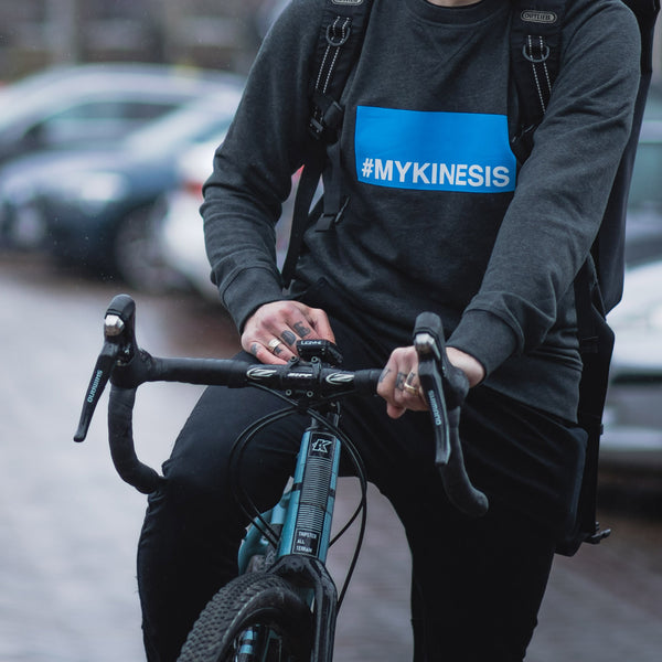Kinesis UK branded Jumper with a My Kinesis logo.