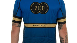 Kinesis UK branded jersey with a 20 Year Anniversary logo.