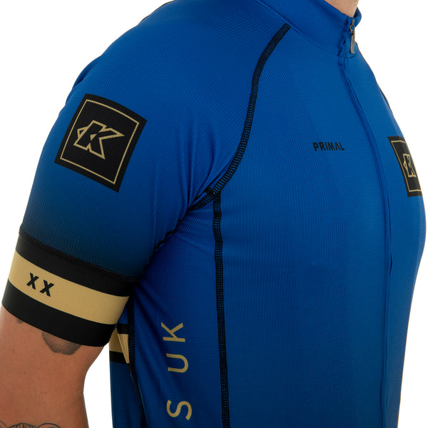 Kinesis UK branded jersey with a 20 years anniversary logo.