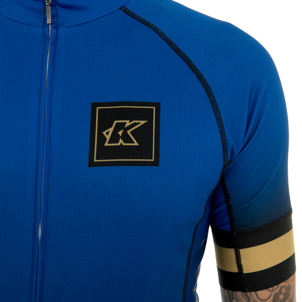 Kinesis UK branded jersey with a 20 years anniversary logo.