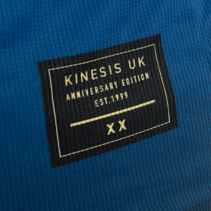 Kinesis UK branded jersey with a 20 years anniversary logo.