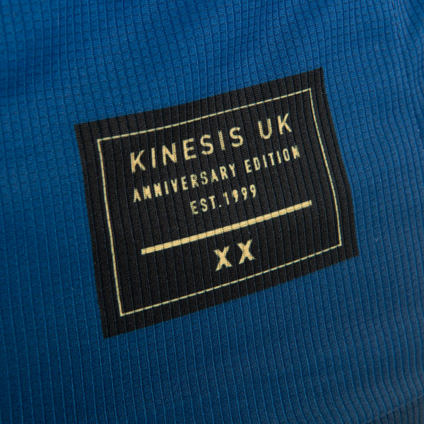 Kinesis UK branded jersey with a 20 years anniversary logo.