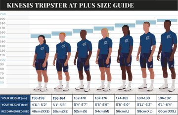 Kinesis Tripster AT Plus Size Guide