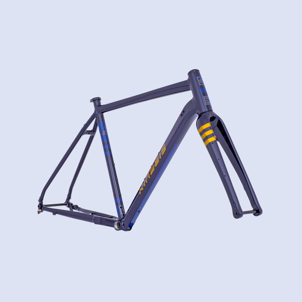 Kinesis Tripster AT Adventure Frameset with Columbus Futura Cross+ Carbon fork - Midnight Blue