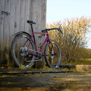 Kinesis Tripster AT Adventure Frameset with Columbus Futura Cross+ Carbon fork - Dark  Plum