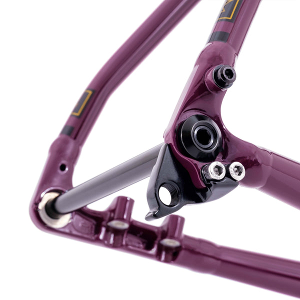 Kinesis Tripster AT Adventure Frameset with Columbus Futura Cross+ Carbon fork - Dark plum