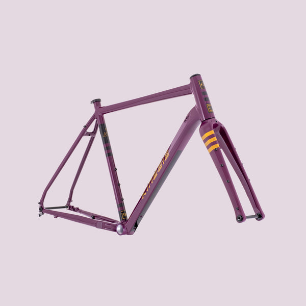 Kinesis Tripster AT Adventure Frameset with Columbus Futura Cross+ Carbon fork - Dark  Plum