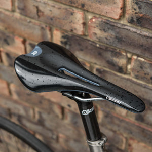 Kinesis Elite Saddle - Road, Cyclocross & MTB Saddle in black with grey base