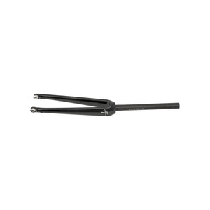 Side view of both fork legs on the Kinesis AF Fork.