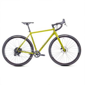 Side view of the G2 gravel bike on a white background